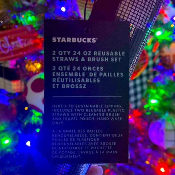 STARBUCKS REUSABLE STRAWS & BRUSH SET 🥤 - Picture 4 of 5
